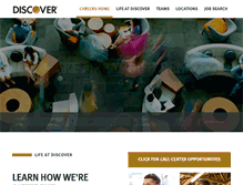 Tablet Screenshot of mydiscovercareer.com